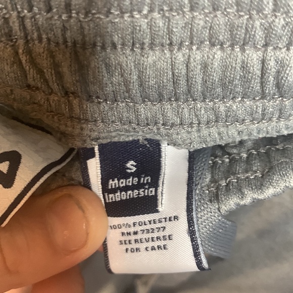 Small Gray/Black Fila Boys Athletic Drawstring Shorts - Picture 5 of 5